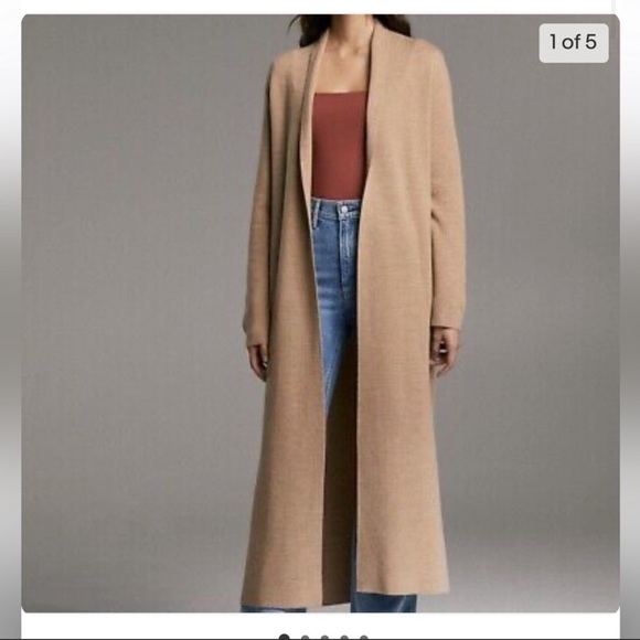 Aritzia Babaton  Long Duster Sweater Cardigan - Picture 1 of 6